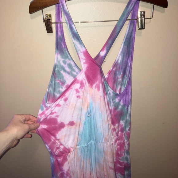 Pink Tie Dye Romper - Picture 3 of 4
